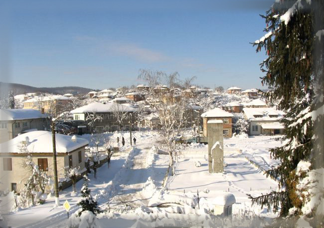 зима село Кости